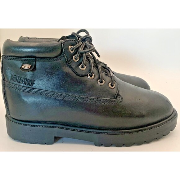 Skechers Sergeants-Verdict Leather Boot Men sz 10 Black Rugged Work Outdoor Wear main image 15
